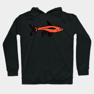 Mosquito raspbora - freshwater aquarium fish Hoodie